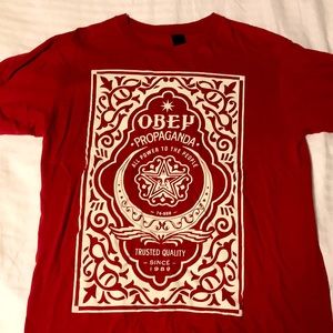 Red OBEY T-Shirt